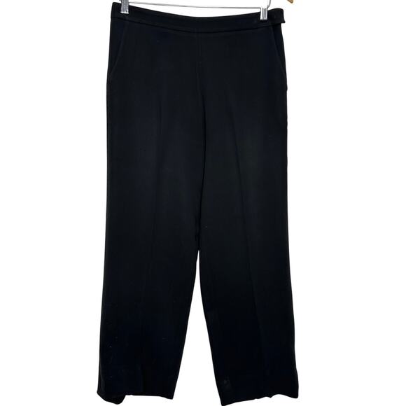 MM LaFleur Dupont Pant Black Relaxed Fit Straight Leg Trouser size 6 - Picture 2 of 10